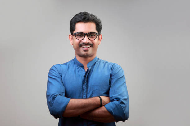 Portrait of happy young man